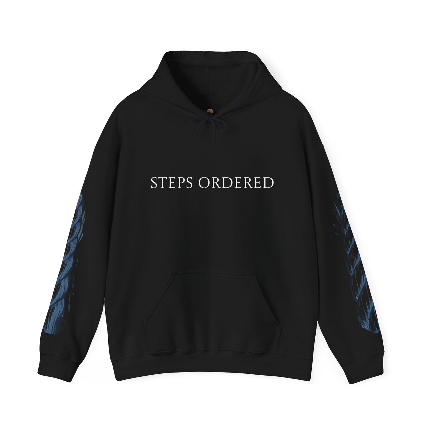 Hooded Sweatshirt - Steps ordered Purpose anchored