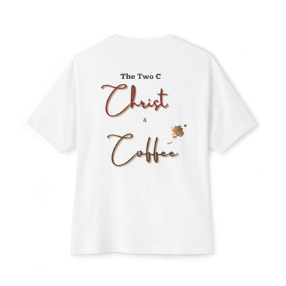 Christian Unisex Tee - Christ and Coffee Design