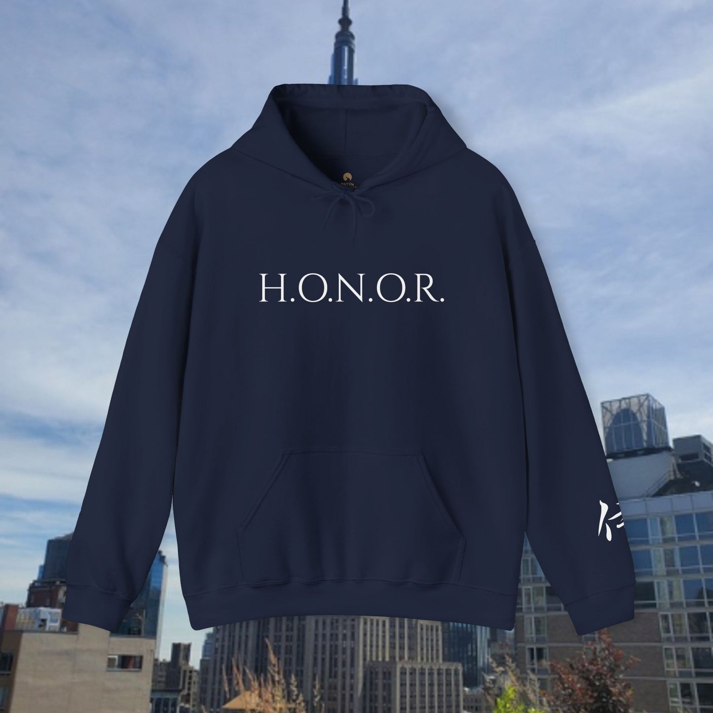 Honor Samurai Hoodie — Japanese Warrior Graphic Sweatshirt