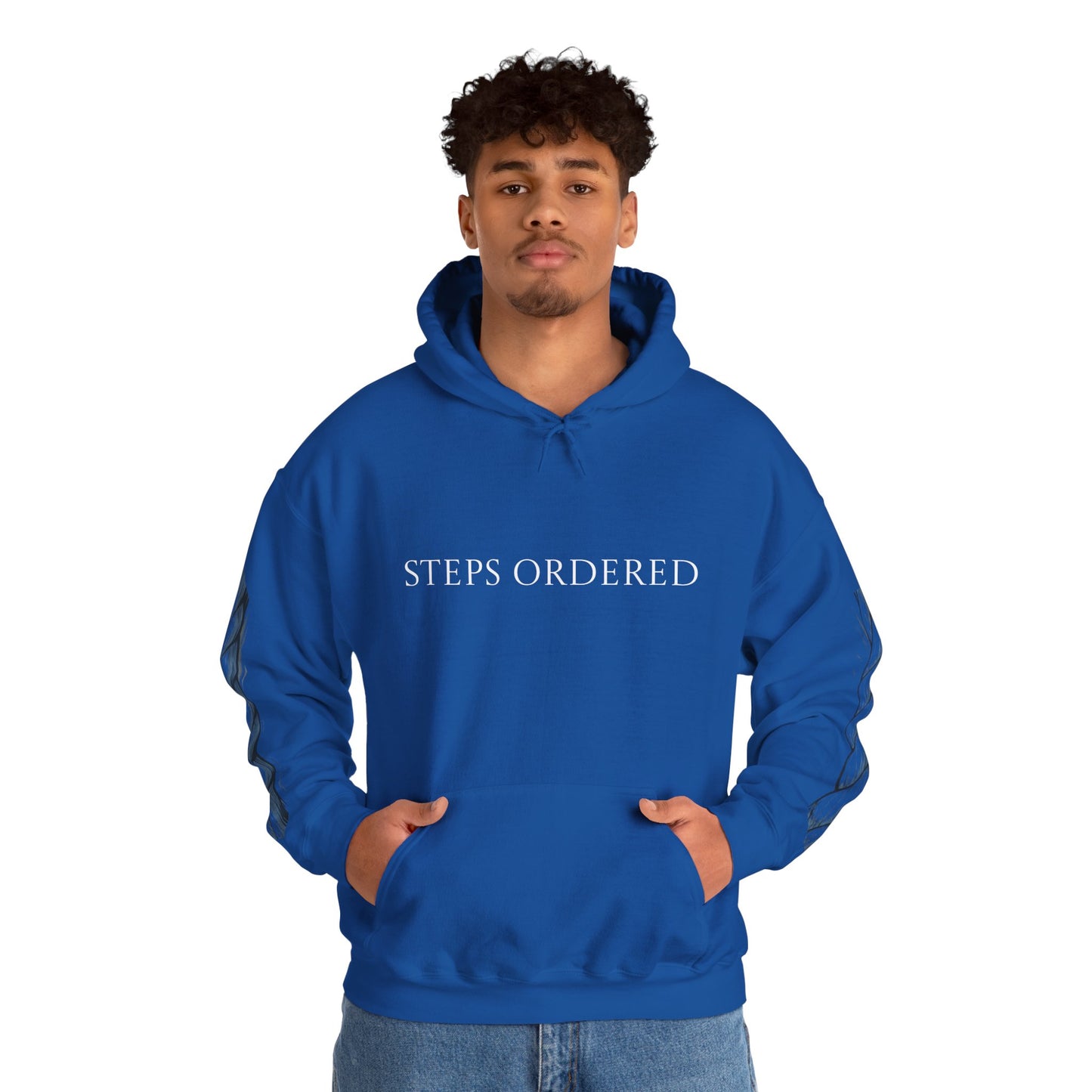 Hooded Sweatshirt - Steps ordered Purpose anchored
