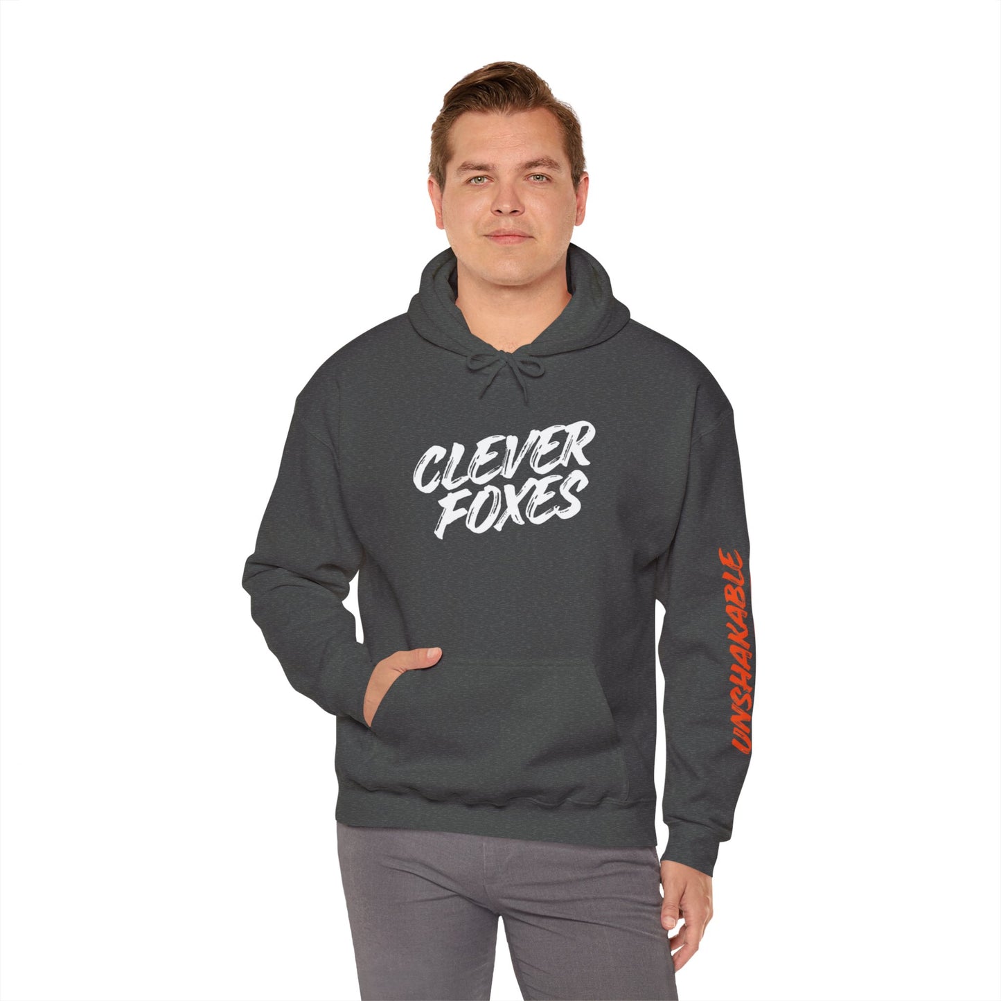 Hooded Sweatshirt Clever Foxes Unshakable Design
