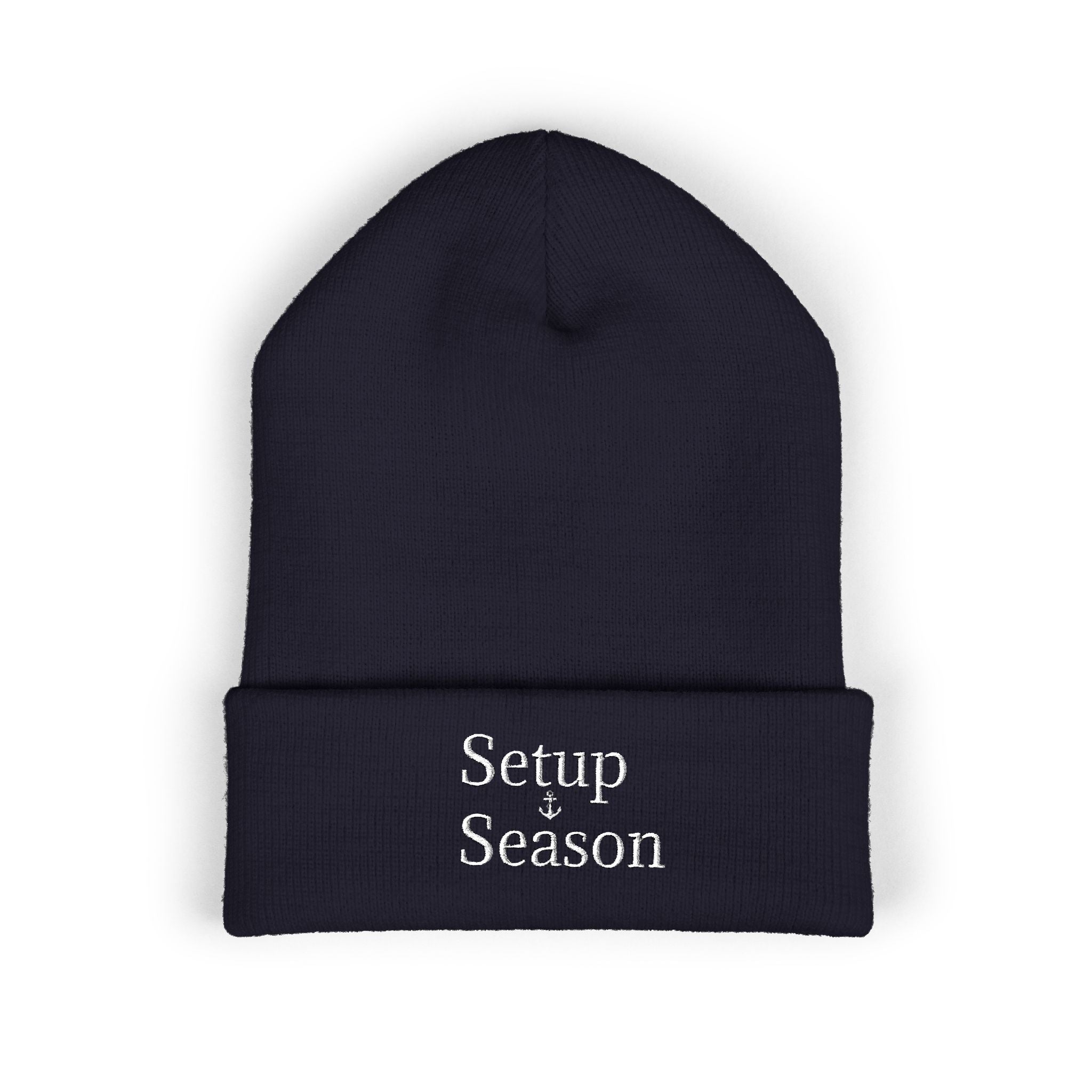 Beanie Hat Setup Season Embroidered Classic Cuffed Beanie