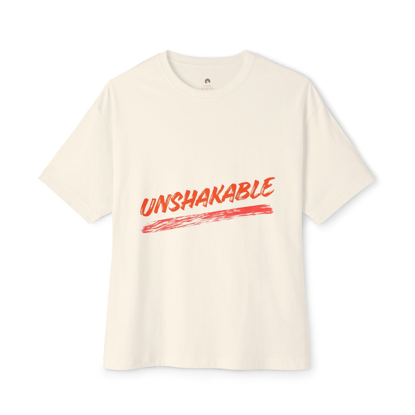 Unisex Oversized Tee - Unshakable Clever Fox Design