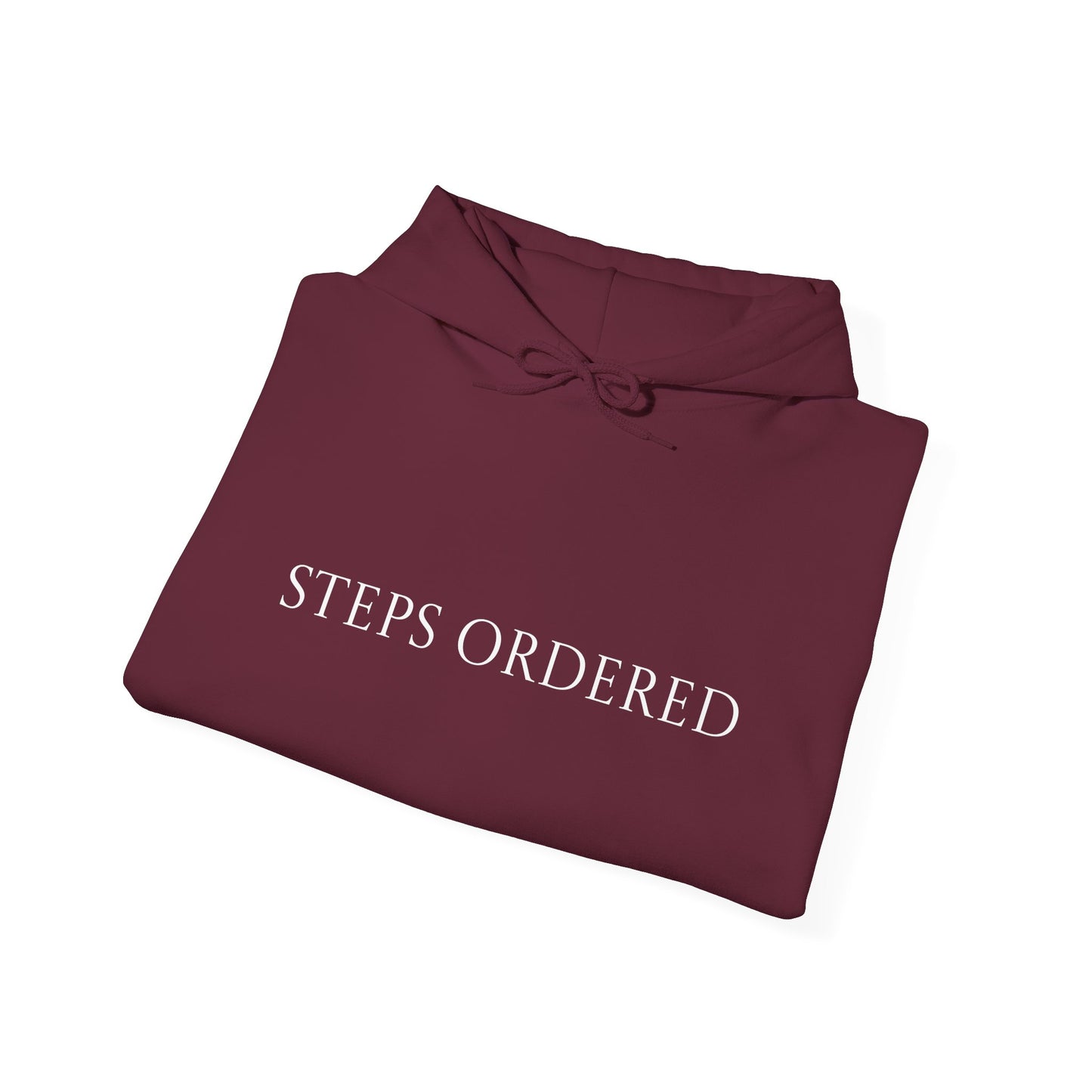 Hooded Sweatshirt - Steps ordered Purpose anchored