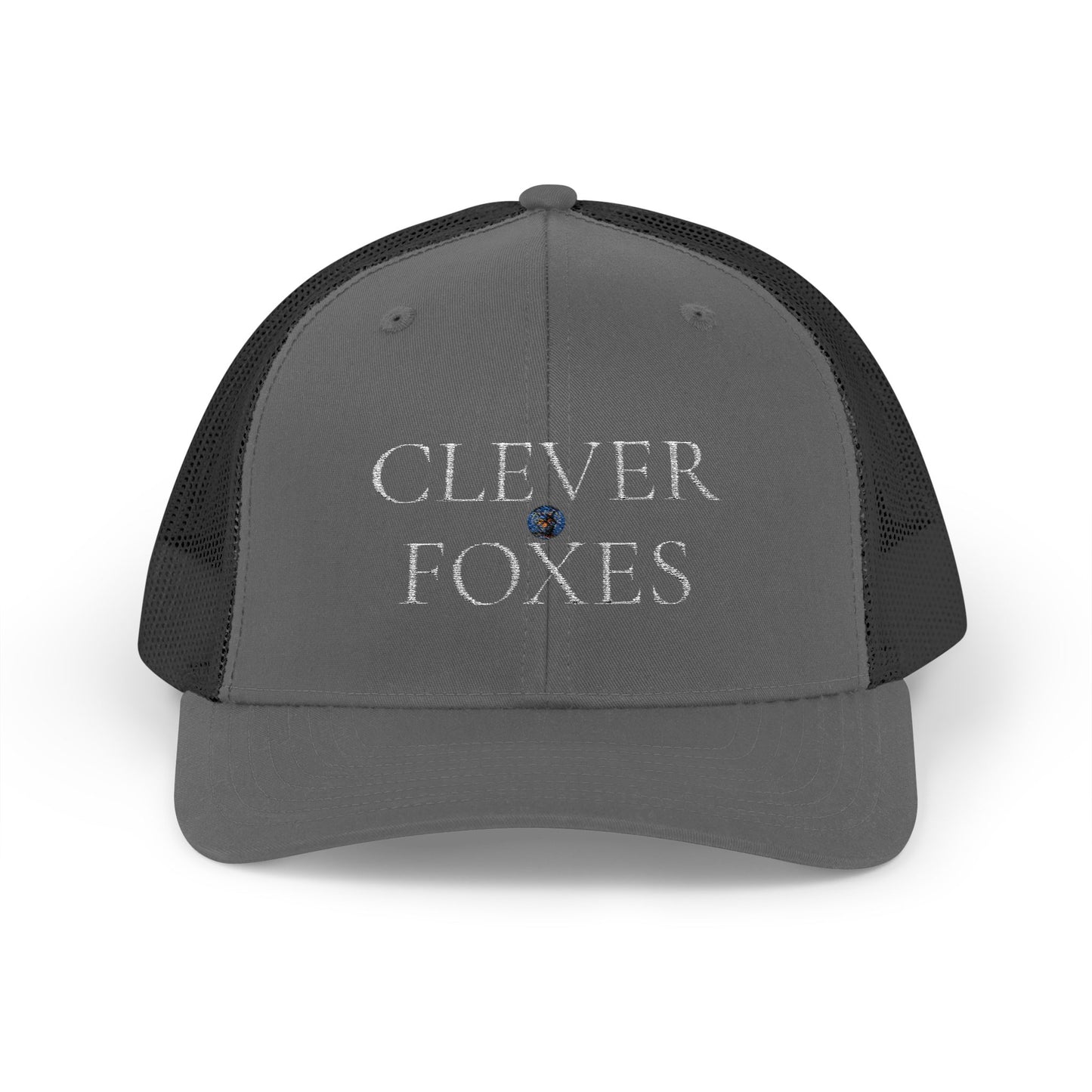 Snapback Cap White Clever Foxes Hat