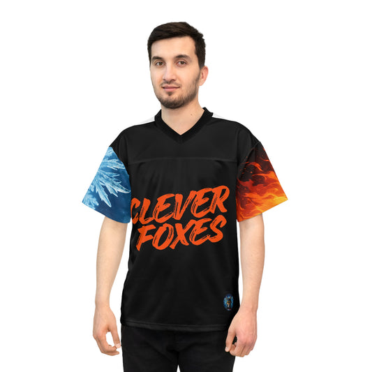 Football Jersey Fire and Ice Design