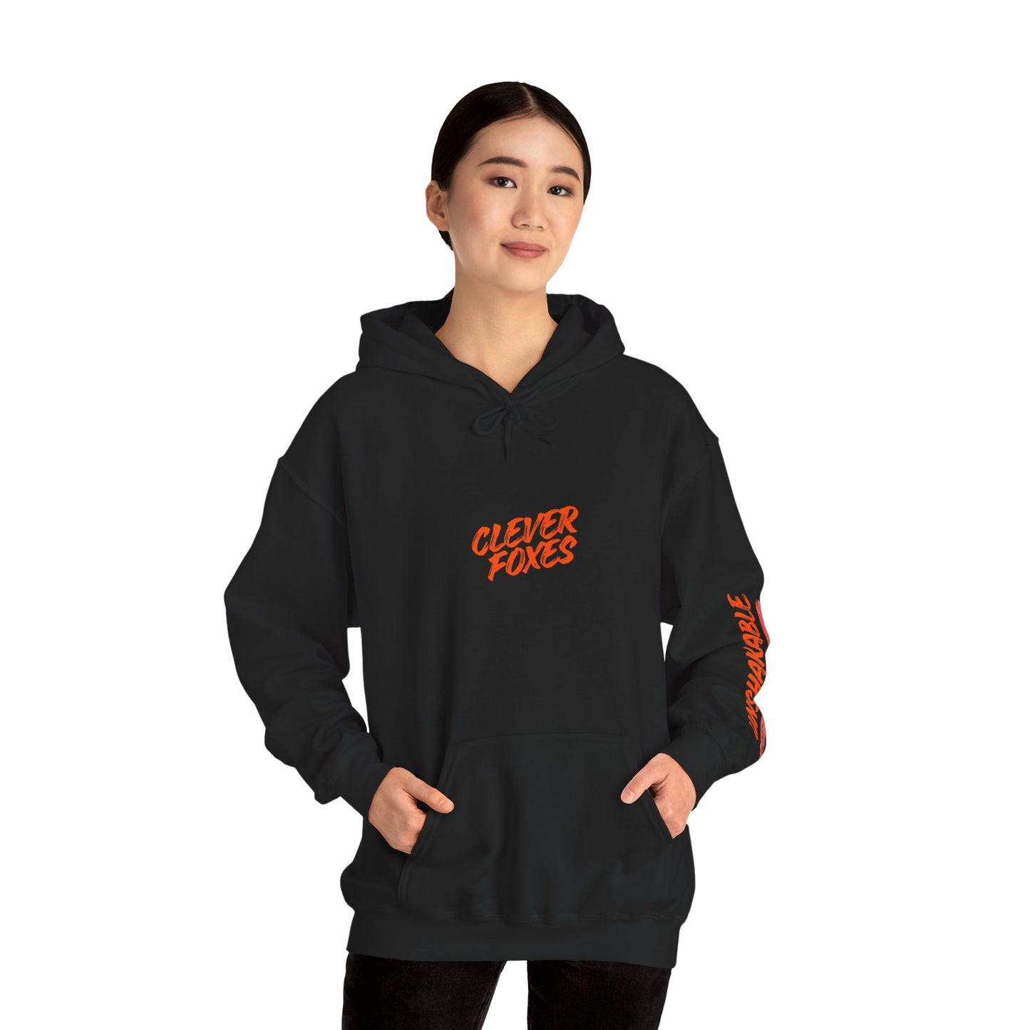 Hooded Sweatshirt Clever Foxes Unshakable Design