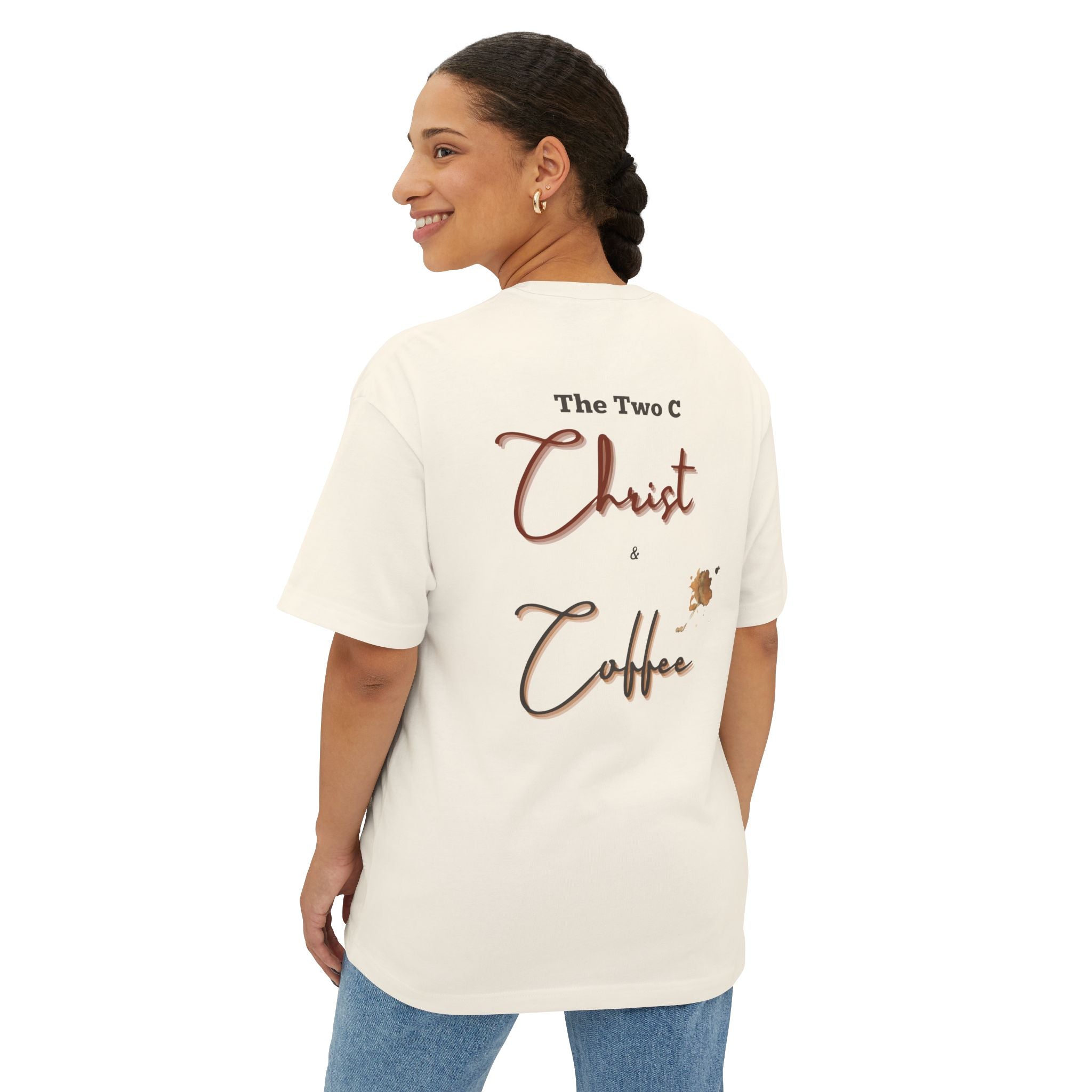 Christian Unisex Tee - Christ and Coffee Design