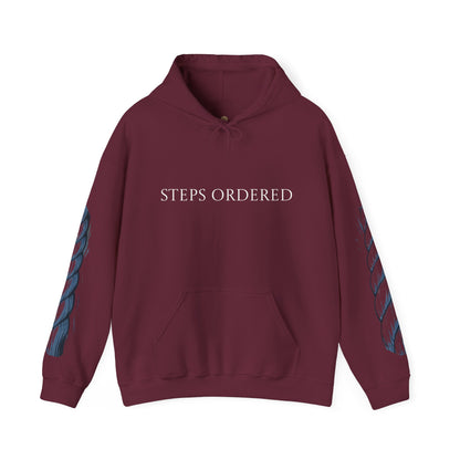 Hooded Sweatshirt - Steps ordered Purpose anchored