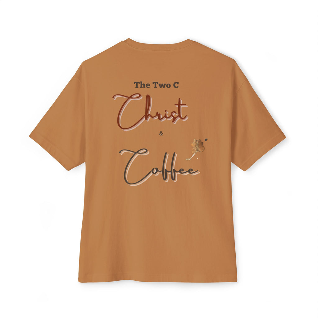 Christian Unisex Tee - Christ and Coffee Design