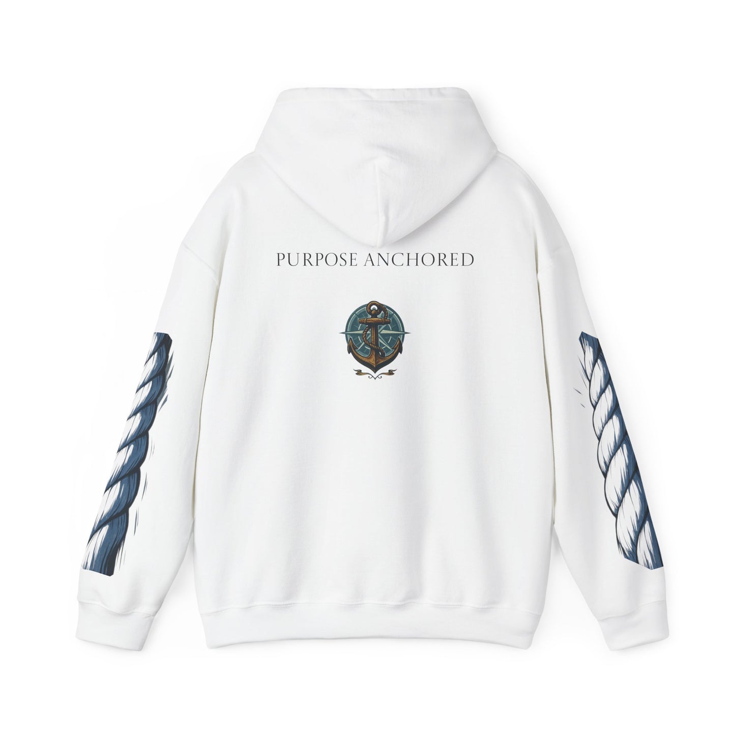Hooded Sweatshirt - Steps ordered Purpose anchored