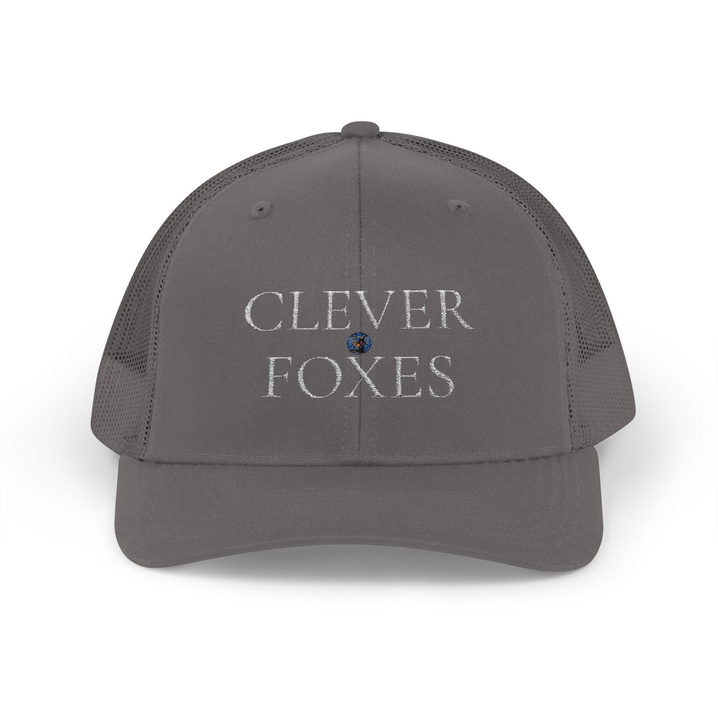 Snapback Cap White Clever Foxes Hat