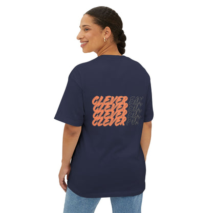 Unisex Oversized Tee - Unshakable Clever Fox Design