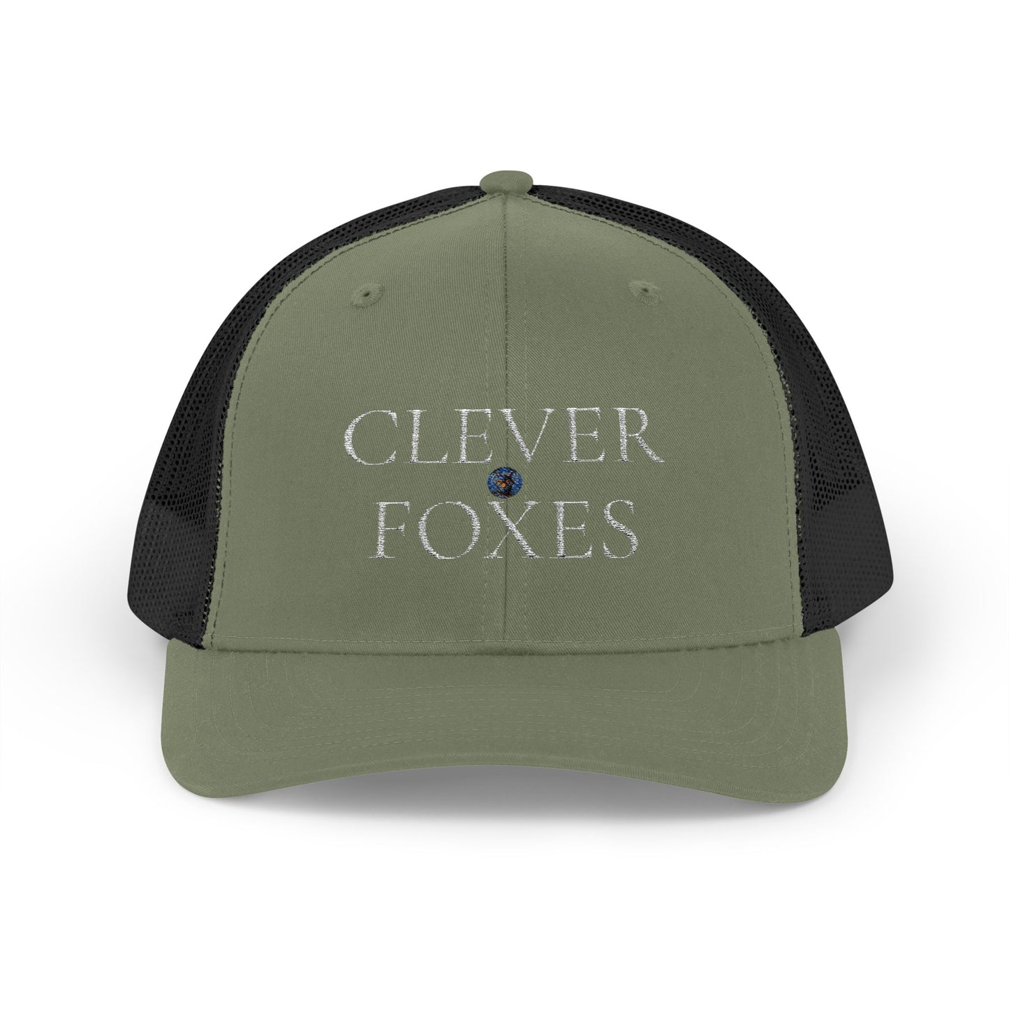 Snapback Cap White Clever Foxes Hat