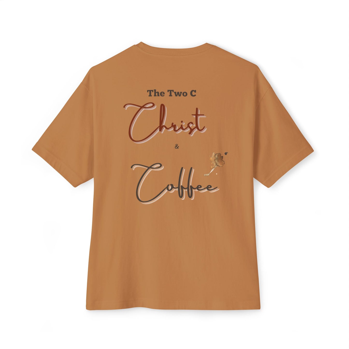 Christian Unisex Tee - Christ and Coffee Design