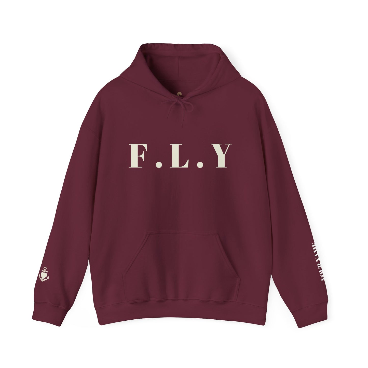 FLY Graphic Hoodie — Bold Minimalist Streetwear Sweatshirt