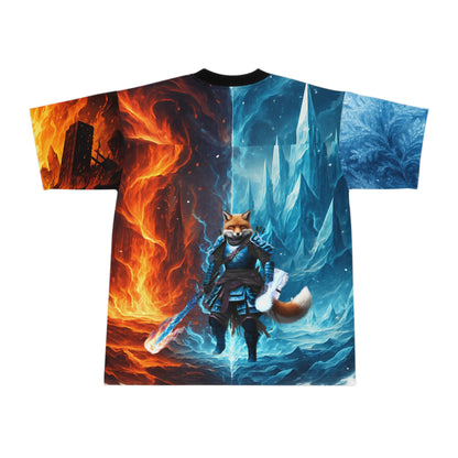 Football Jersey Fire and Ice Design