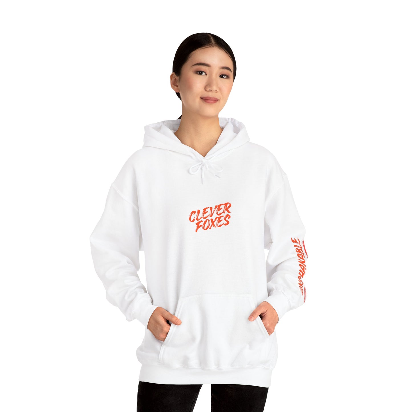 Hooded Sweatshirt Clever Foxes Unshakable Design