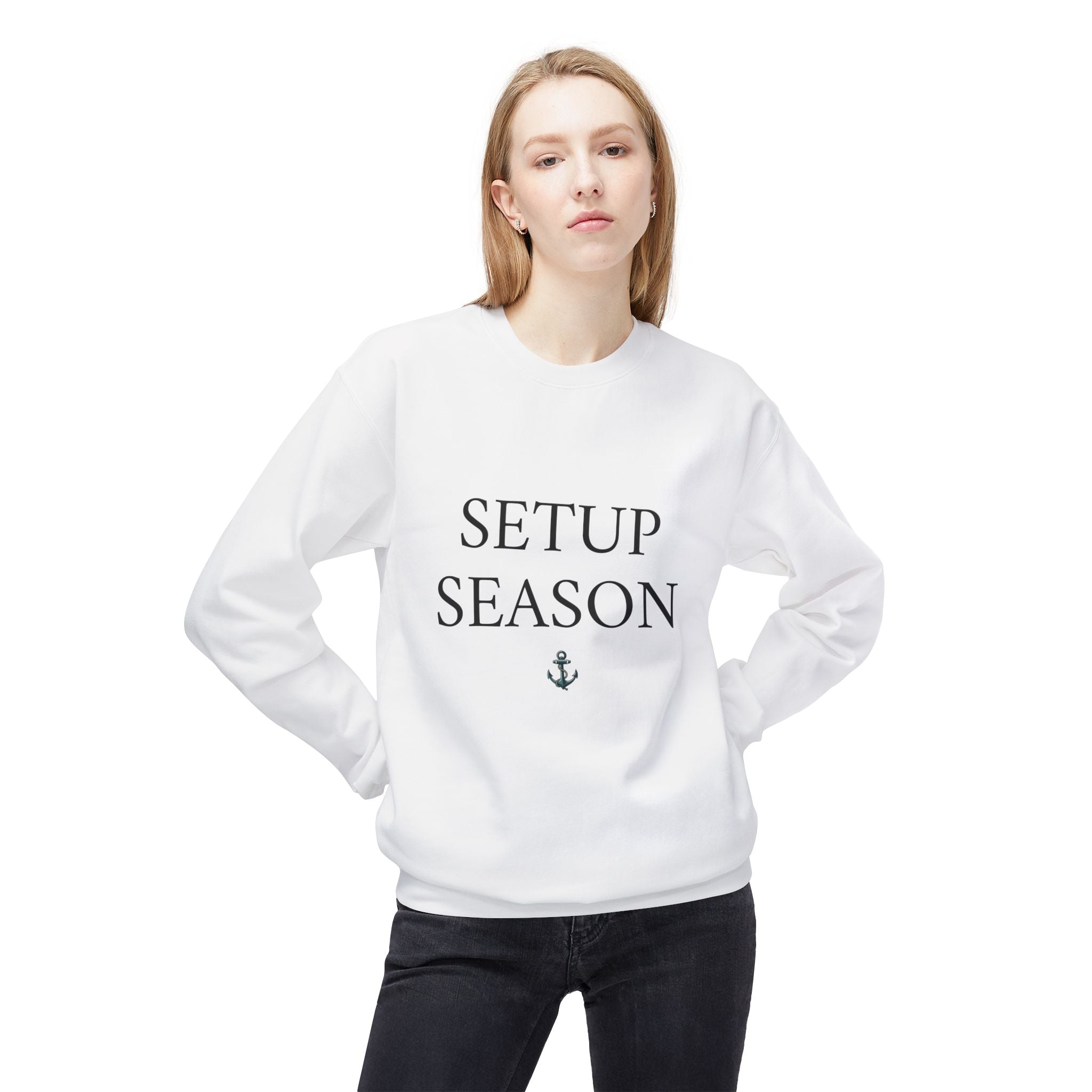 Crewneck Sweatshirt - Setup Season Design
