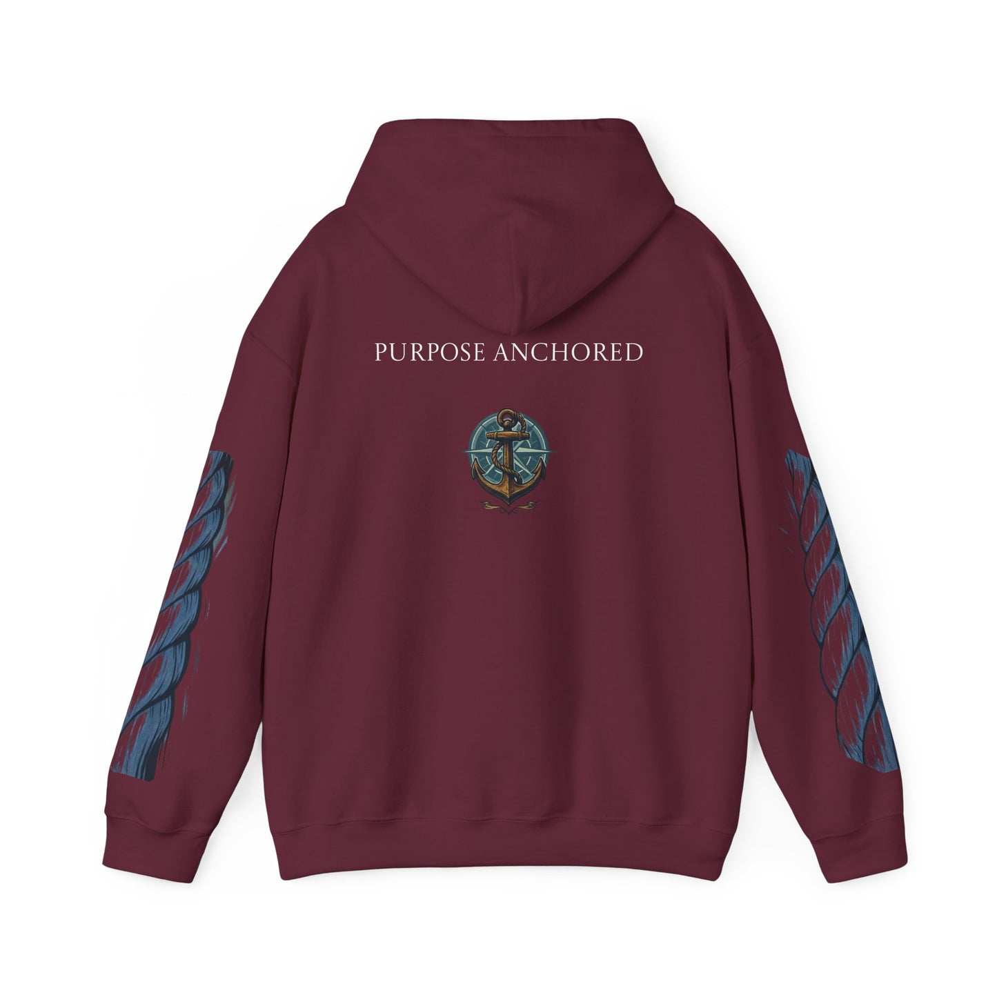 Hooded Sweatshirt - Steps ordered Purpose anchored