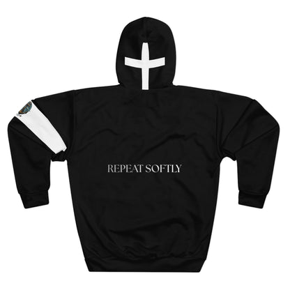 Hoodie - "New Day. Same Dream" Black Pullover Hoodie (Repeat Softly)